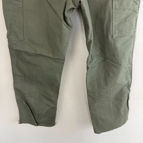 Carhartt B11-MOS Dungaree Pants Washed Loose Original Fit Moss 29x30 Streetwear - Picture 9 of 12